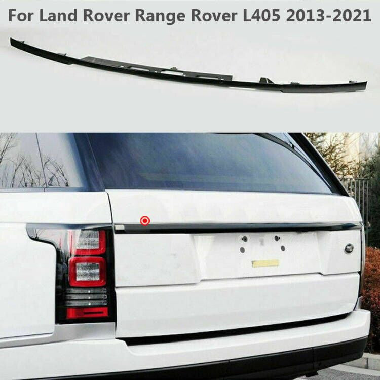 Black Rear Door Tailgate Trunk Molding Trim Cover for Range Rover L405 2013-2022