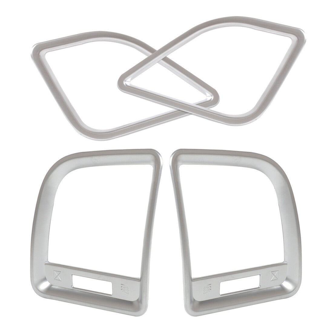 4PCS Fit for MAZDA CX-5 2012-2015 CHROME AC AIR CONDITION VENT OUTLET COVER TRIM