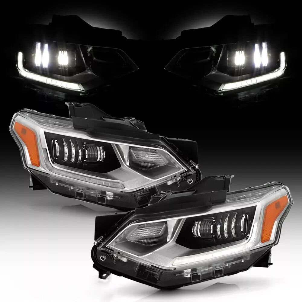 For 2018-2021 for Chevy Traverse FULL LED Type w/ DRL Headlights Headlamp Left+Right