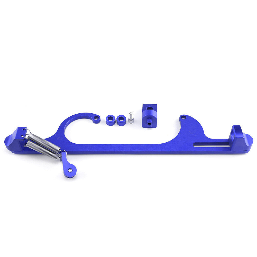 Blue Throttle Cable Bracket For 4150 4160 Carburetor Throttle Cable Carb Bracket