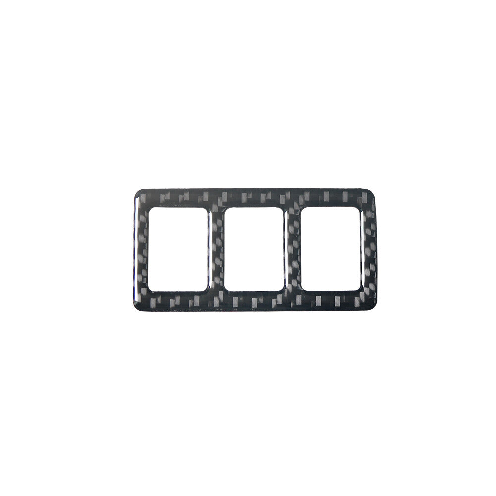 Steering Wheel Right Button Trim Cover Carbon Fibre for Toyota Tundra 2007-2013