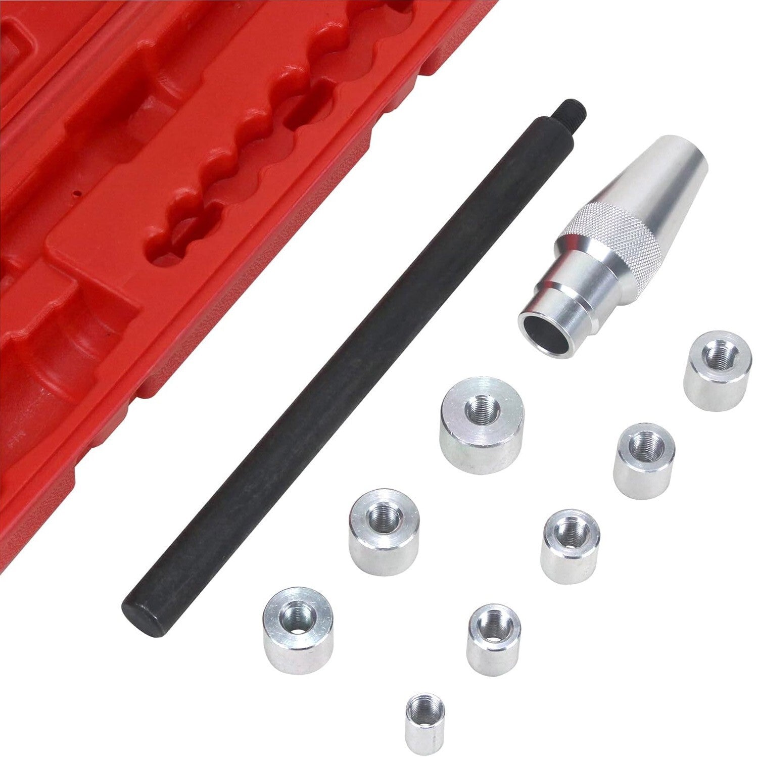 10-piece universal clutch alignment tool kit, clutch bore straightener 11~25 mm