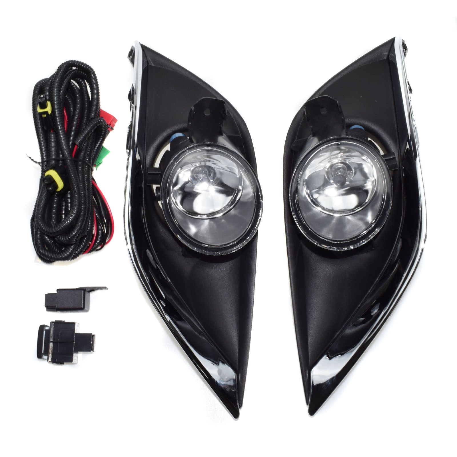 622576W80A Transparent Lens Fog Light with Bezel Wiring Switch Relay Suitable for Nissan Versa