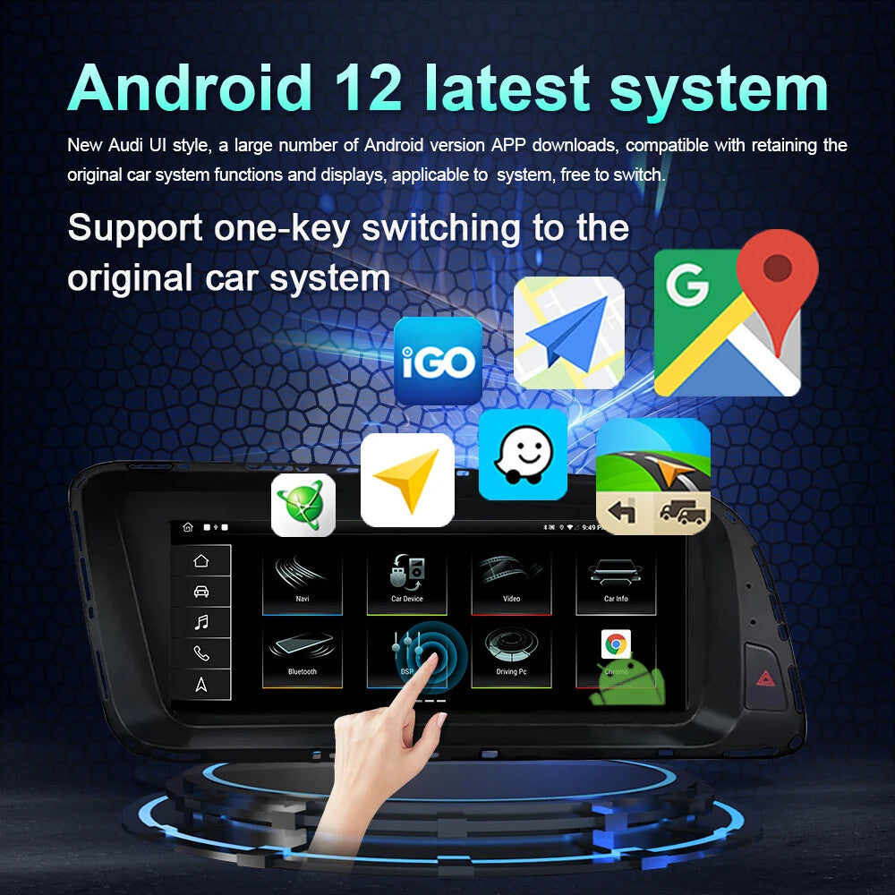 for Audi for Q5 Multimedia Video Player Touch Screen GPS Navi Stereo Auto Car Radio