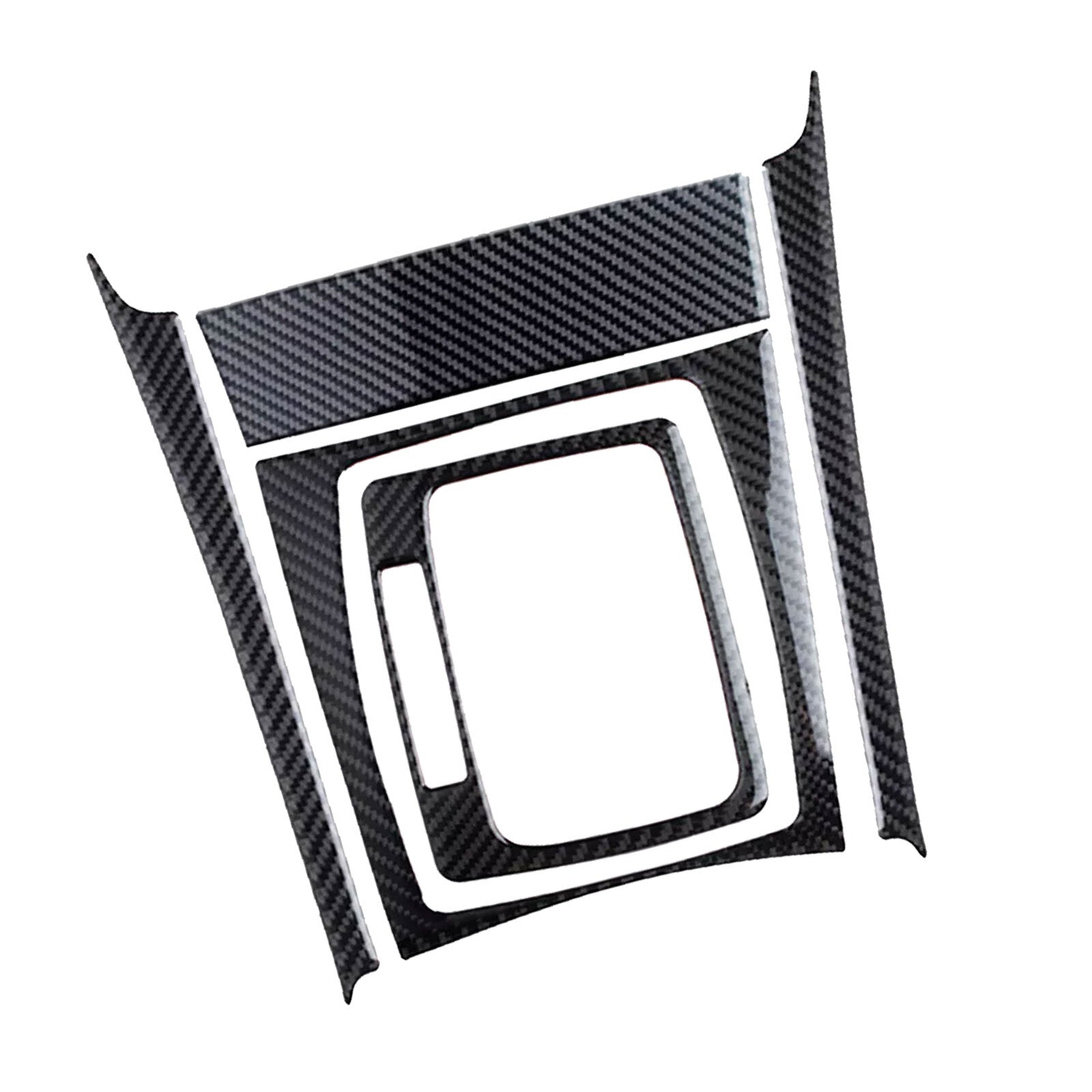 Carbon fiber style gear shift trim for Mercedes-Benz C-Class W204 (2007-13)