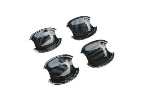 for Ford Focus 2012-18 Carbon Fiber Look Exterior Side Door Bowl Cover Trim 4PCS