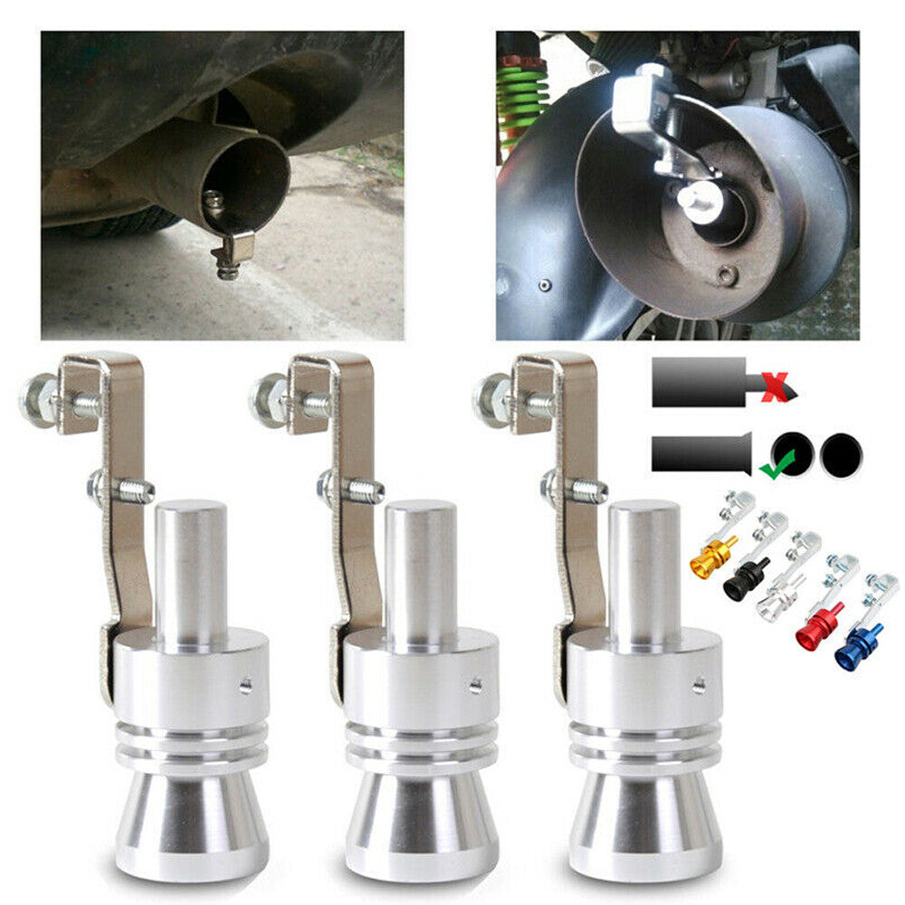 Car polishing turbine whistle pipe sound muffler blow valve simulator whistling