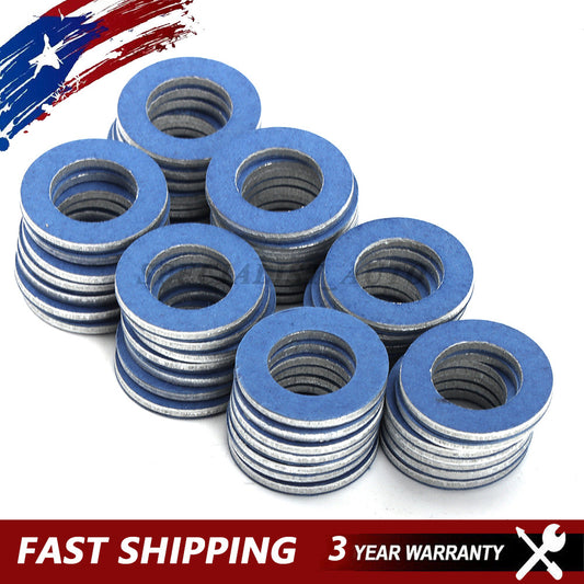 50x Fit for Toyota 9043012031 Oil Drain Pump Plug Gasket