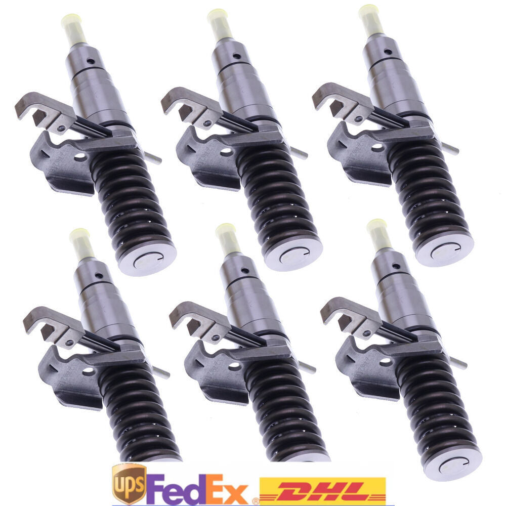 6X Fuel Injector 107-7732 127-8216 0R-8682 for Caterpillar CAT Engine 3114 3116