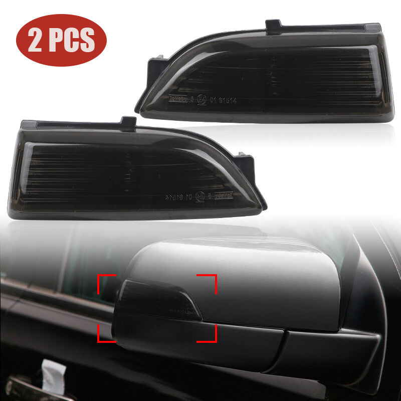 2x Rearview Mirror Turn Signal Light Lens for Ford Ranger T6 2012-2019 Everest