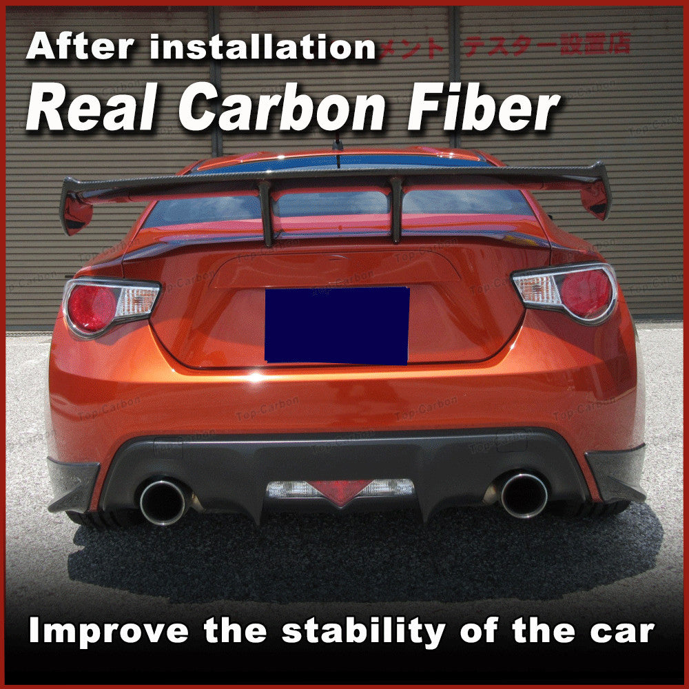 REAL CARBON Rear Bumper Splitter Flaps Lip for Toyota GT86 for Subaru BRZ 2013-2020