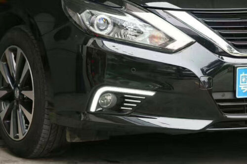 for Nissan Altima 2016-2018 LED Daytime Running Light Turn Signal Fog Lamp Refit