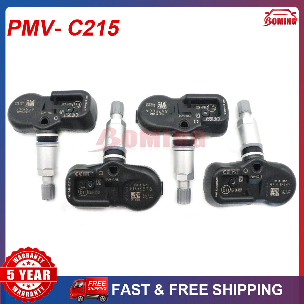 4X TPMS PMV-C215 for Toyota for Lexus LC RX Tire Pressure Monitor Sensor 42607-48020