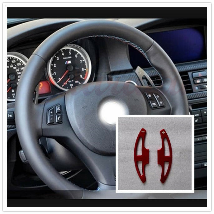 new steering wheel paddle shifter for BMW E90, E92, E93, and M3 (01-13 models).