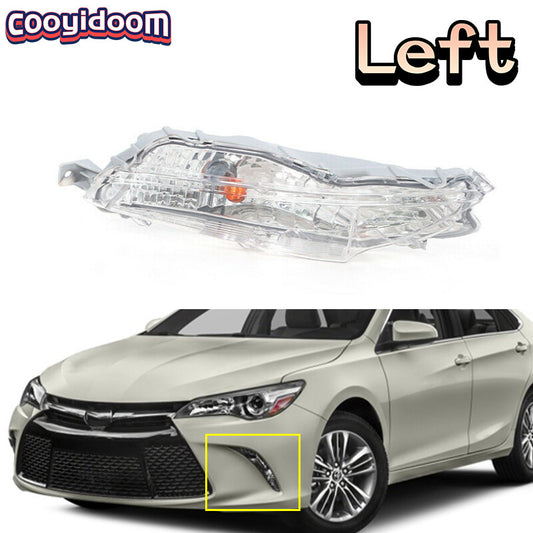 Applicable to for Toyota for Camry 2015 - 2017: Left LED daytime running fog light and turn signal light.