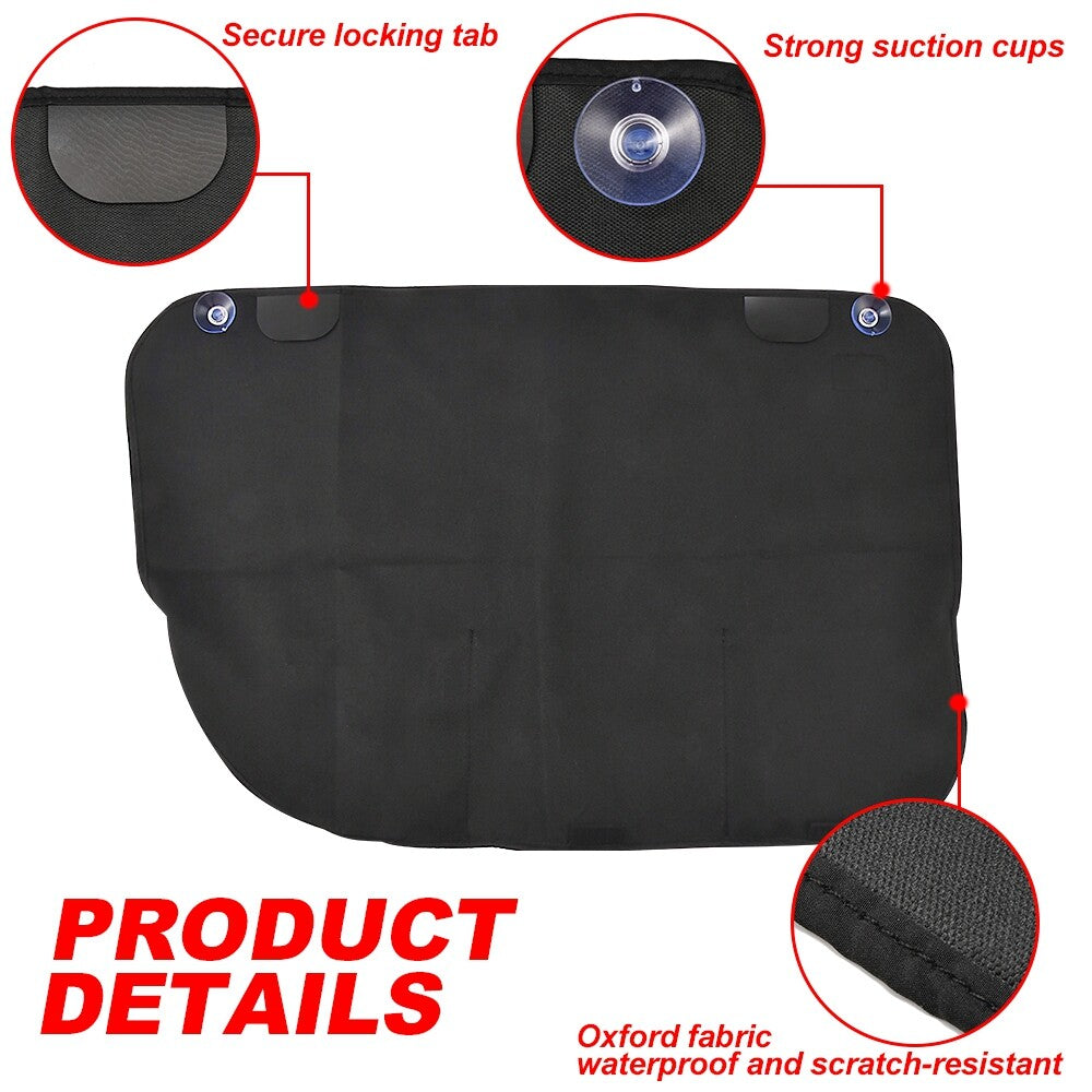 1x Car Right Door Protector Waterproof Scratchproof Nonslip Door Cover w/Pocket