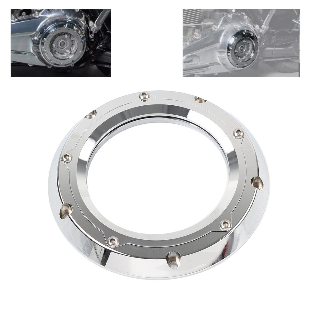 Clear Engine Derby Cover for Harley Street Glide FLHX Road King FLHR 2016-2022