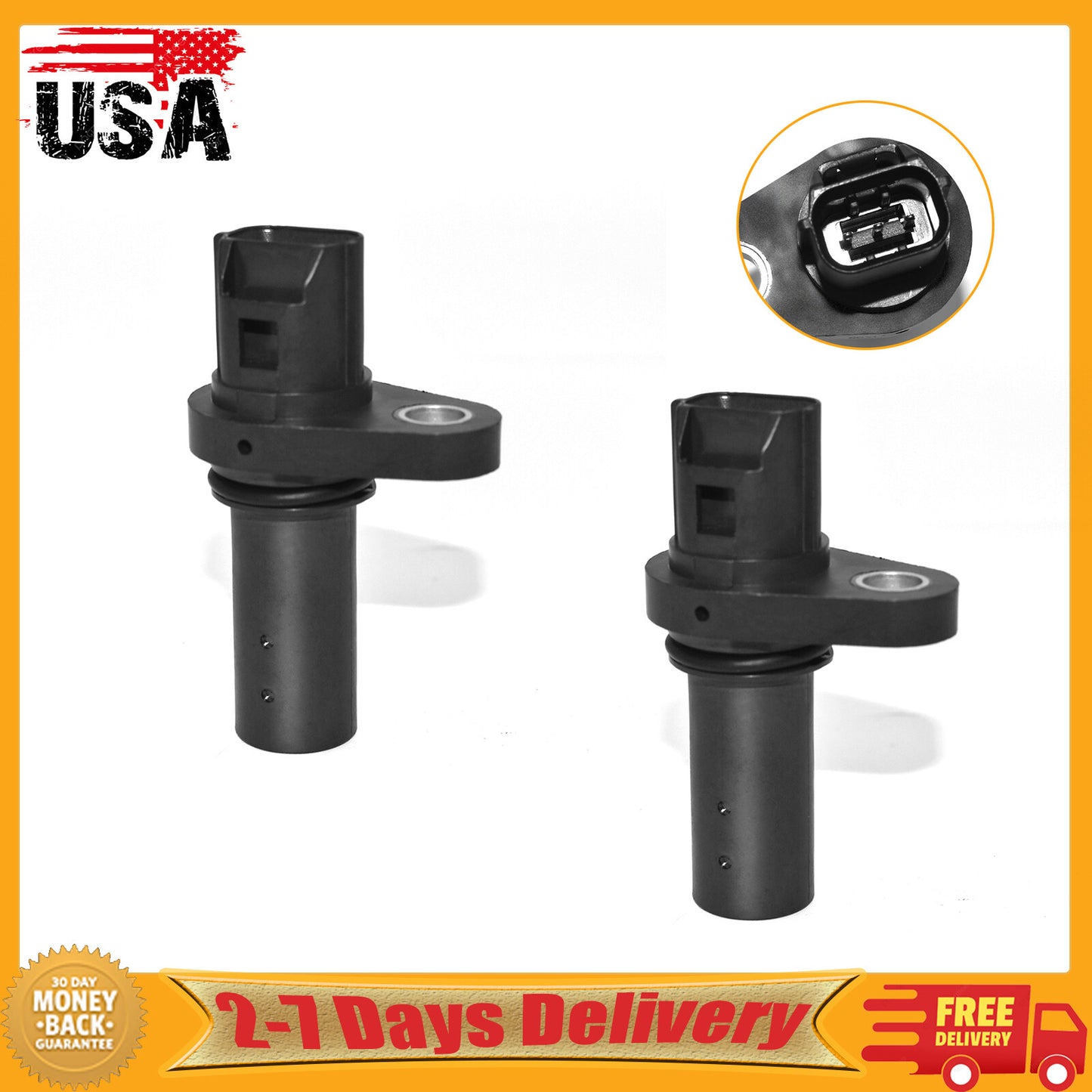 2x Crankshaft Position Sensor J5T31972 for Mitsubishi Lancer ASX Outlander Sport