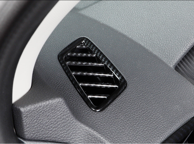 For Eclipse Cross 2018-2022 Dashboard Upper Air Vent Cover Trim Carbon Fiber ABS