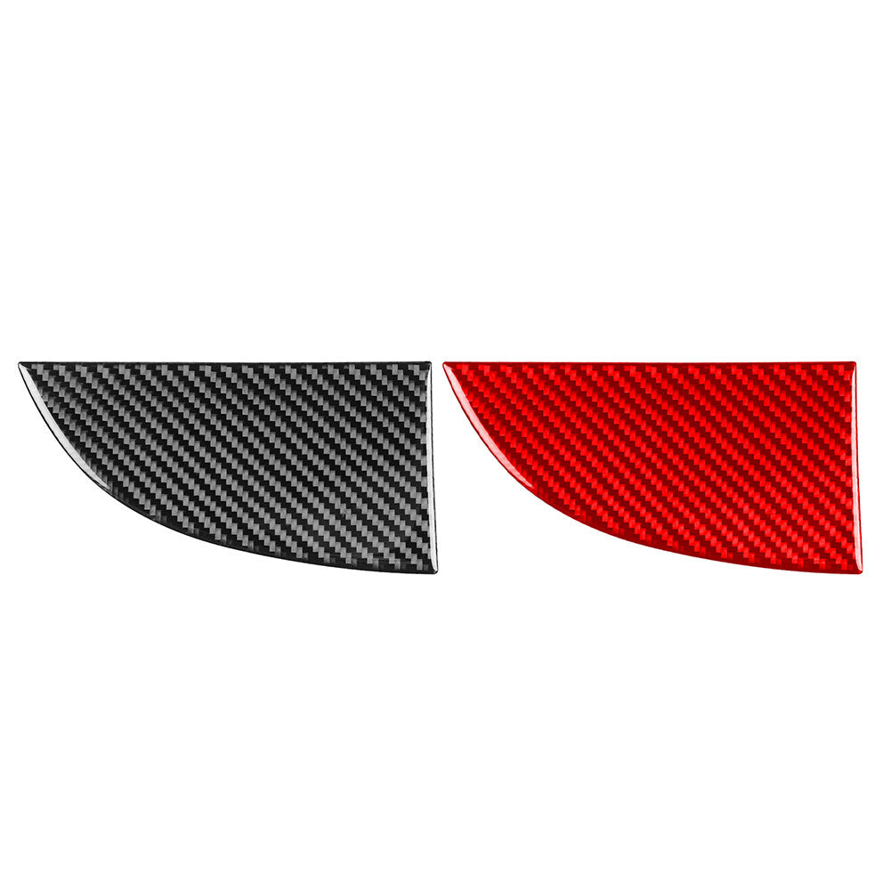 Carbon Fiber Below Driver Side Air Vent Panel Cover Trim for Fiat 500 2012-2015