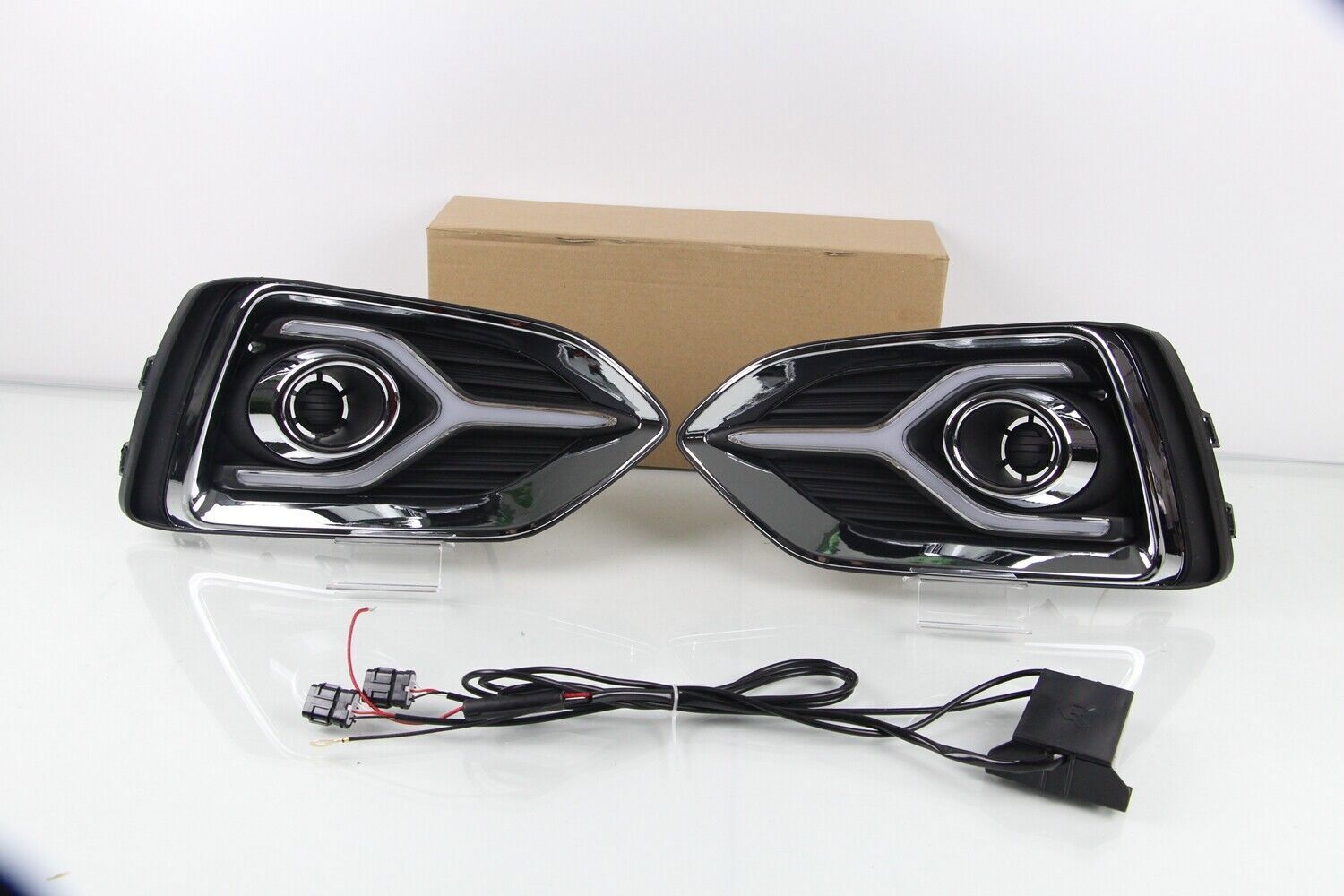 for Hyundai Accent 2018-2020 DRL Daytime Running Fog Light Turn Signal Lamp Kit