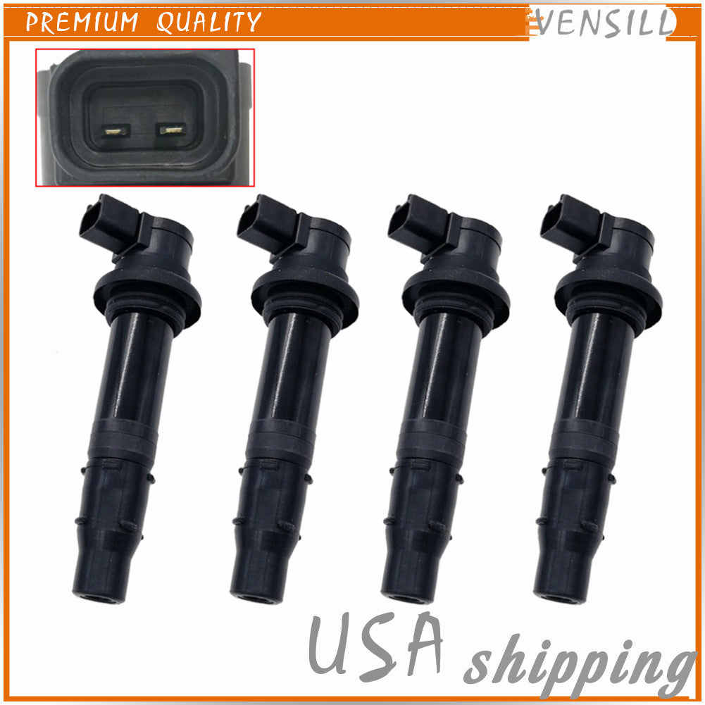 4PCS Ignition Coil Pack F6T558 for Yamaha MT-07 R1 YZF-R1 RJ15 BJ FZ8 09 Engine