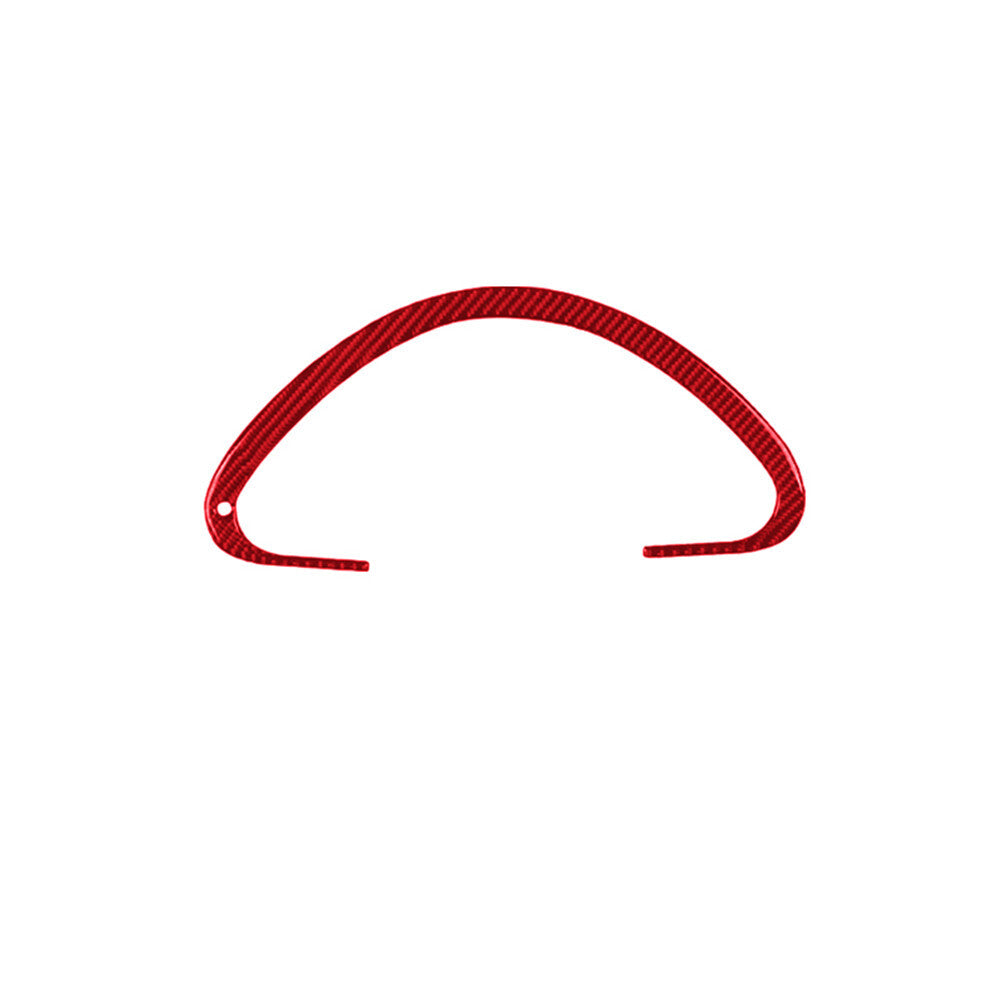 Red Carbon Fiber Speedometer Cover Trim for Mercedes-Benz E-Class W211 2003-2009
