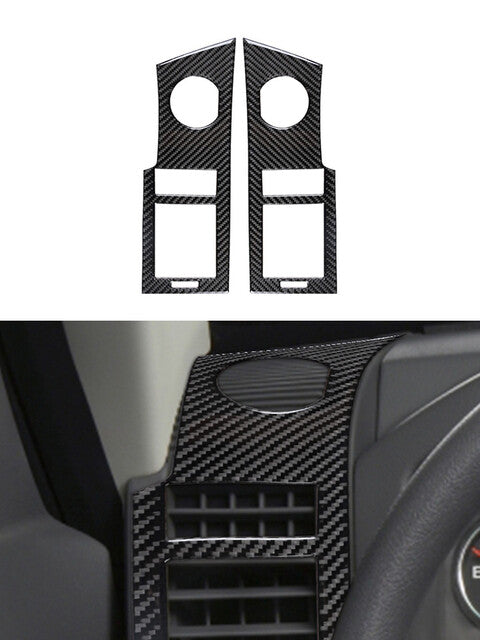 19Pcs Carbon Fiber Full Interior Set Kit Cover Trim for Jeep Liberty 2008-2012