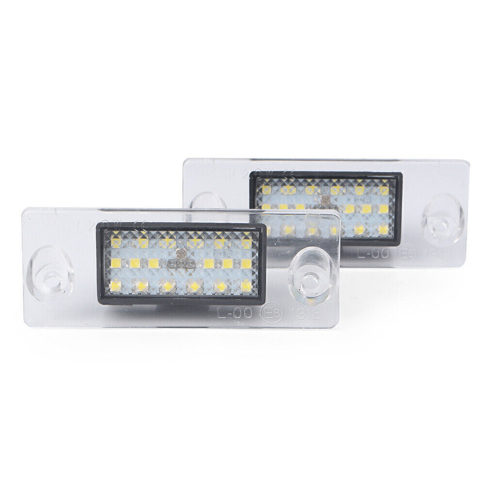 2xRear Canbus LED License Plate Lights Tail Lamp Direct for Audi A4 B5 1995-2001