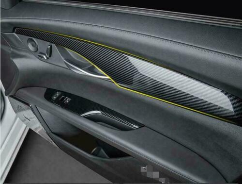 for Cadillac CT6 2016-2020 Carbon Fiber Look Window Lift Panel Switch Cover Trim