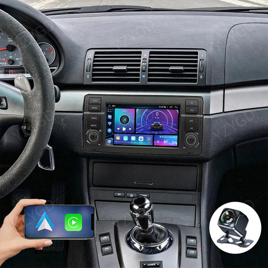 for BMW E46 2-Door Convertible 1999-2006 Car Radio CarPlay WiFi GPS Touch Screen