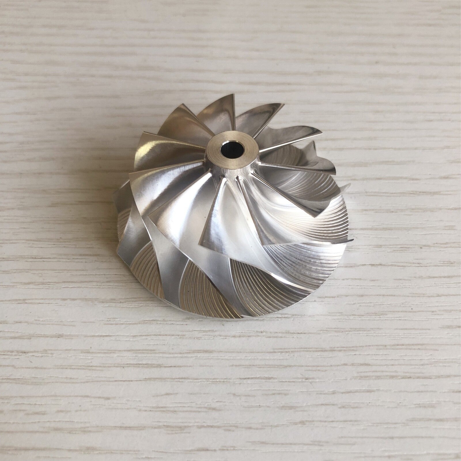 TD04HL 19T 49189-x 46.02X58.00 mm 11+0 Blade Billet Compressor Wheel Cutting: 6.0