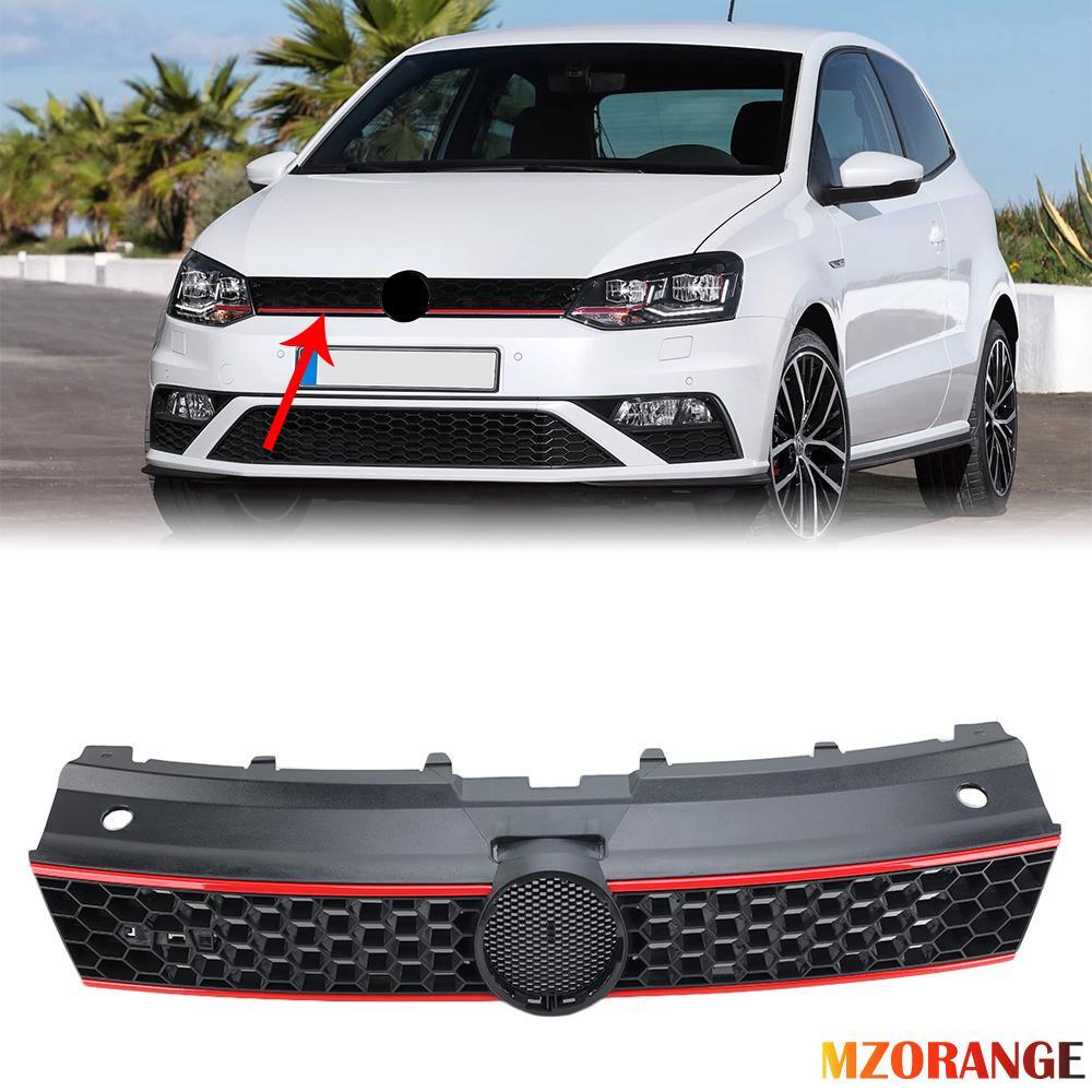 F¨¹r for VW Polo GTI 14-18 Frontgrill K¨¹hlergrill K¨¹hlergitter Grill Vorne Schwarz