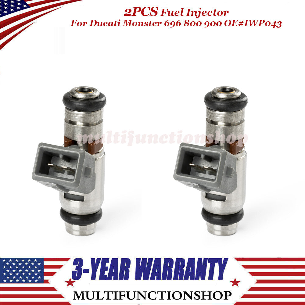 2PCS Fuel Injector For Touring Road King Dyna Electra Glide