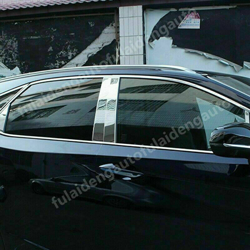 12P for Lexus RX350 RX450H 2016-2021 Chrome Side Window Pillars Post Cover Trim