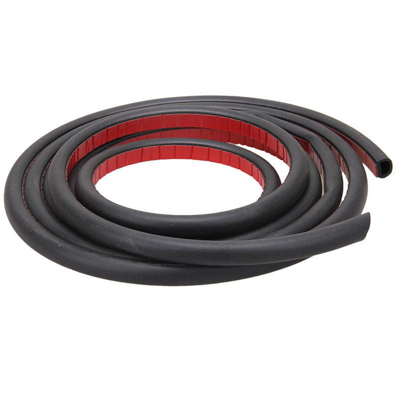 26ft Big D Shape Mat Car Door Window Edge Rubber Weatherstrip Strip Sealing Pad