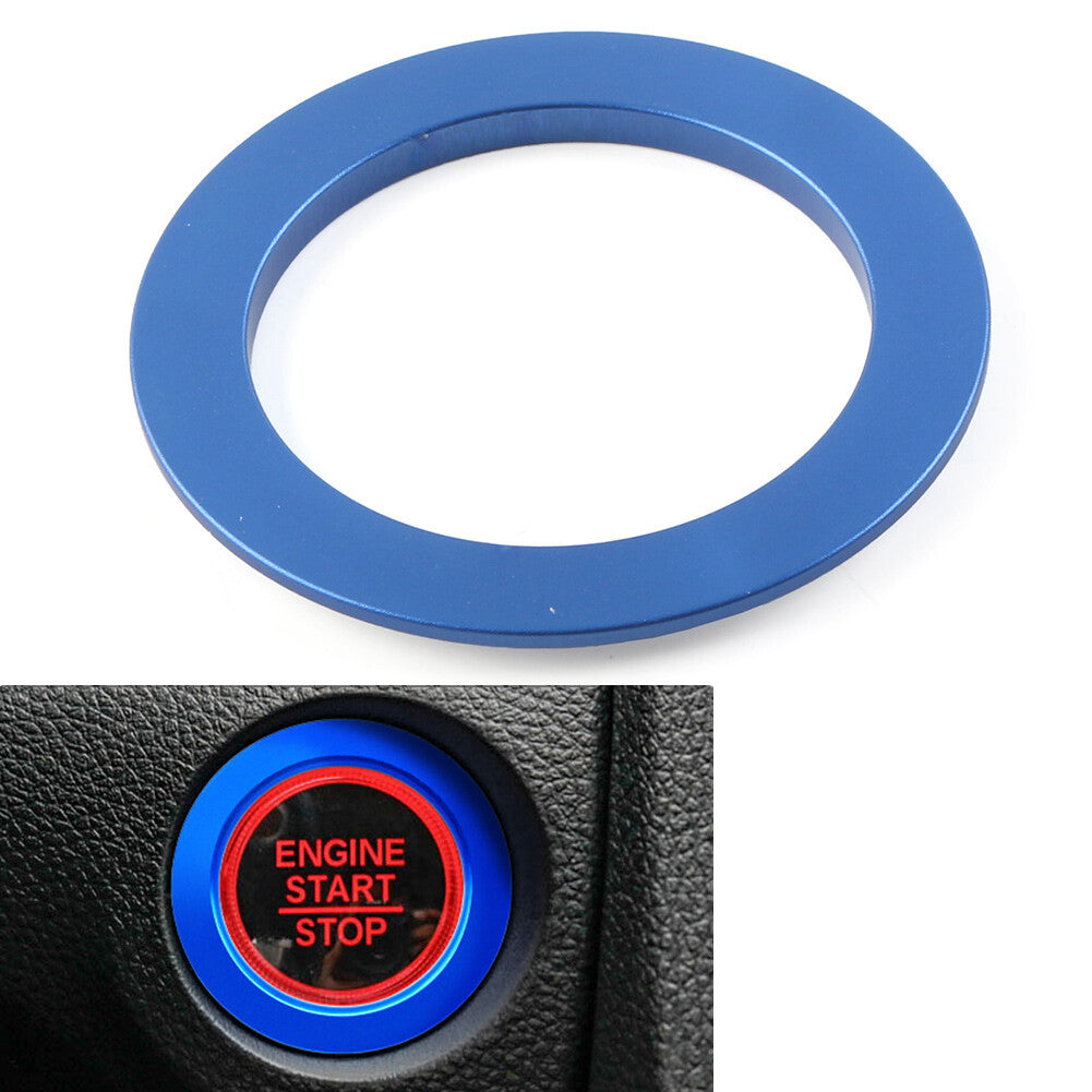 Engine Start Stop Button Ring Trim Fit for Honda for Civic 10th Generation 2016-21 Blue