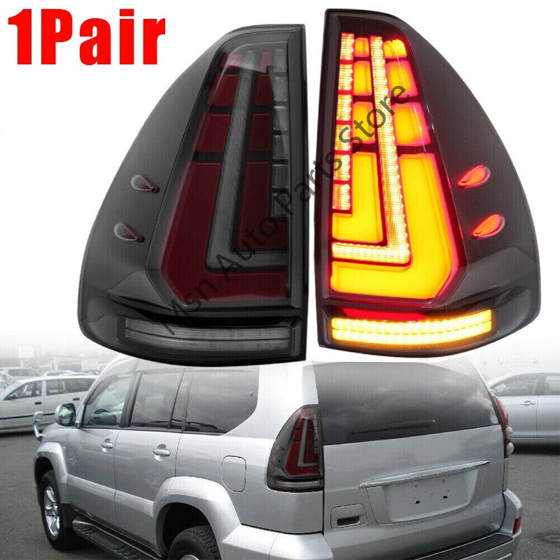 2Pcs for Toyota for Land Cruiser Prado J120 2003-2009 LED Rear Tail Light Brake Lamp