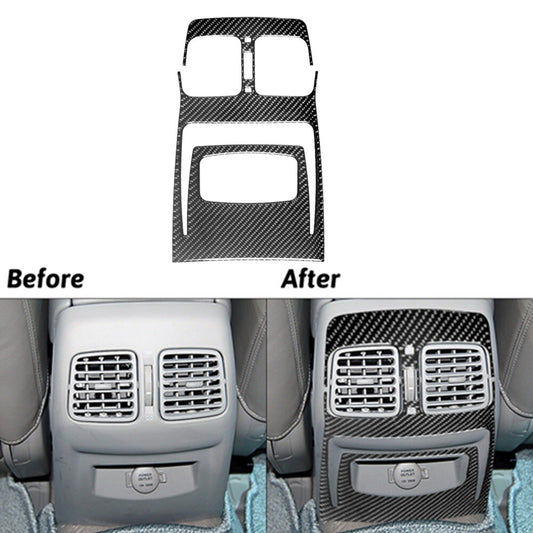 Carbon Fiber Inner Rear Air Vent Outlet Cover Trim for Hyundai Azera 2006-2011