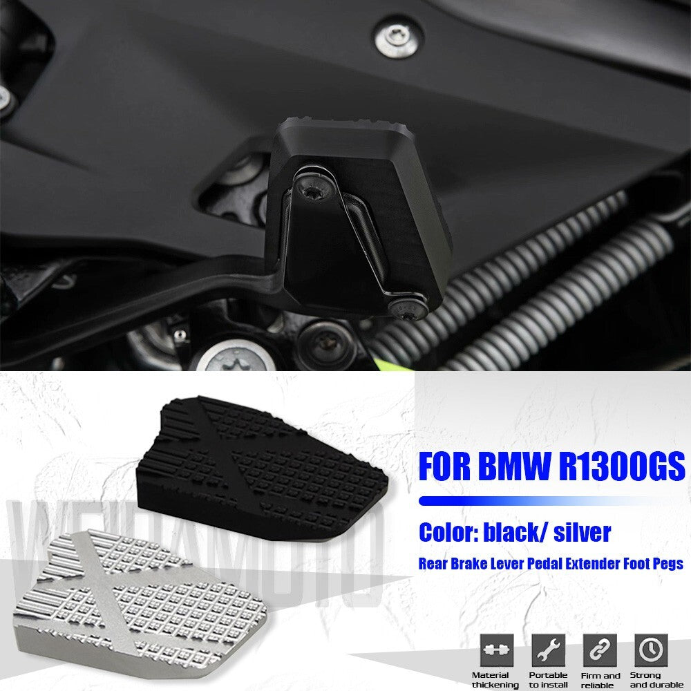 Rear Brake Lever Pedal Extender Foot Enlarge Extension Fit for BMW R1300GS 2023