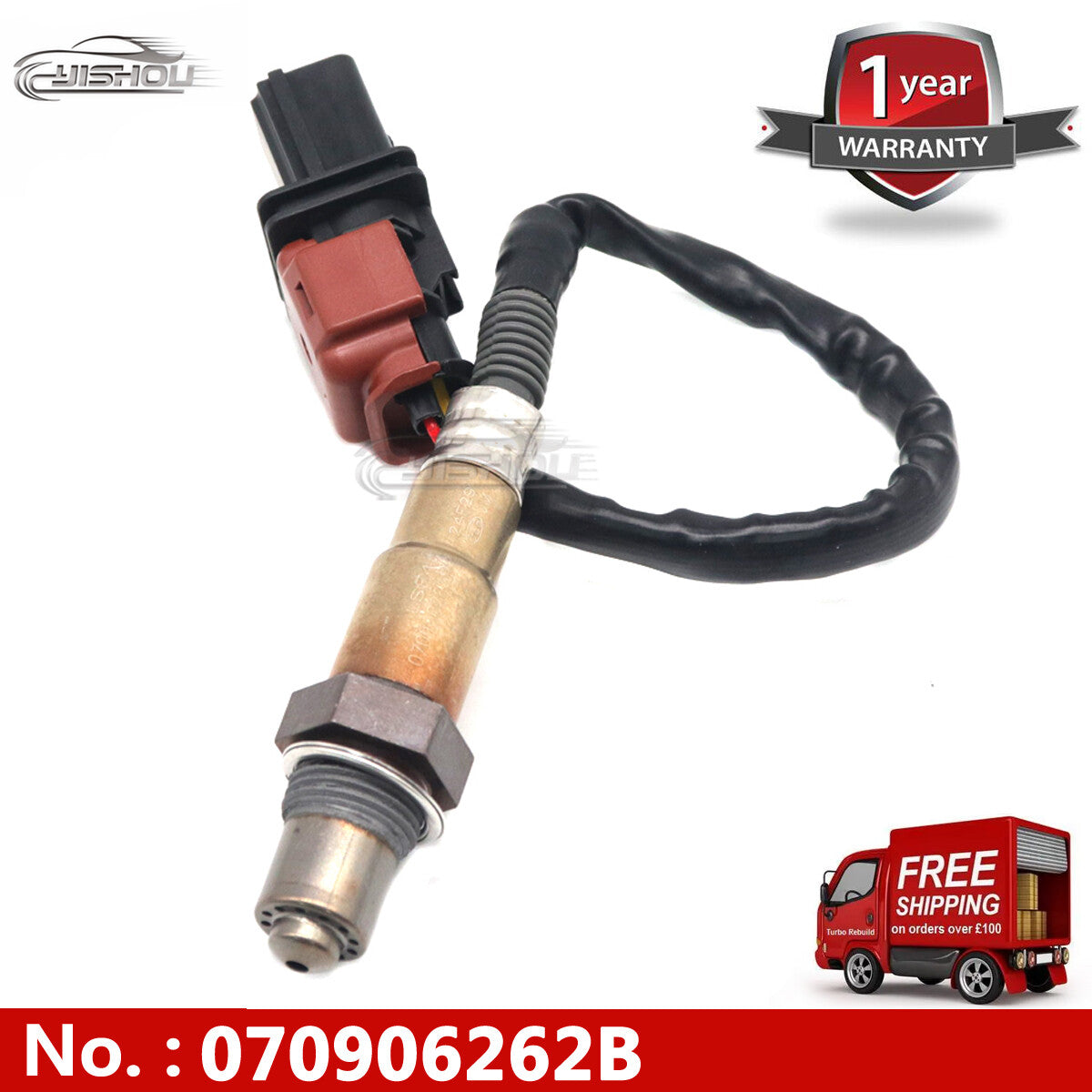 070906262B New Lambda Oxygen Sensor for Audi A4, A5, A6, A7, for A8 , Q5, and for Porsche Macan.