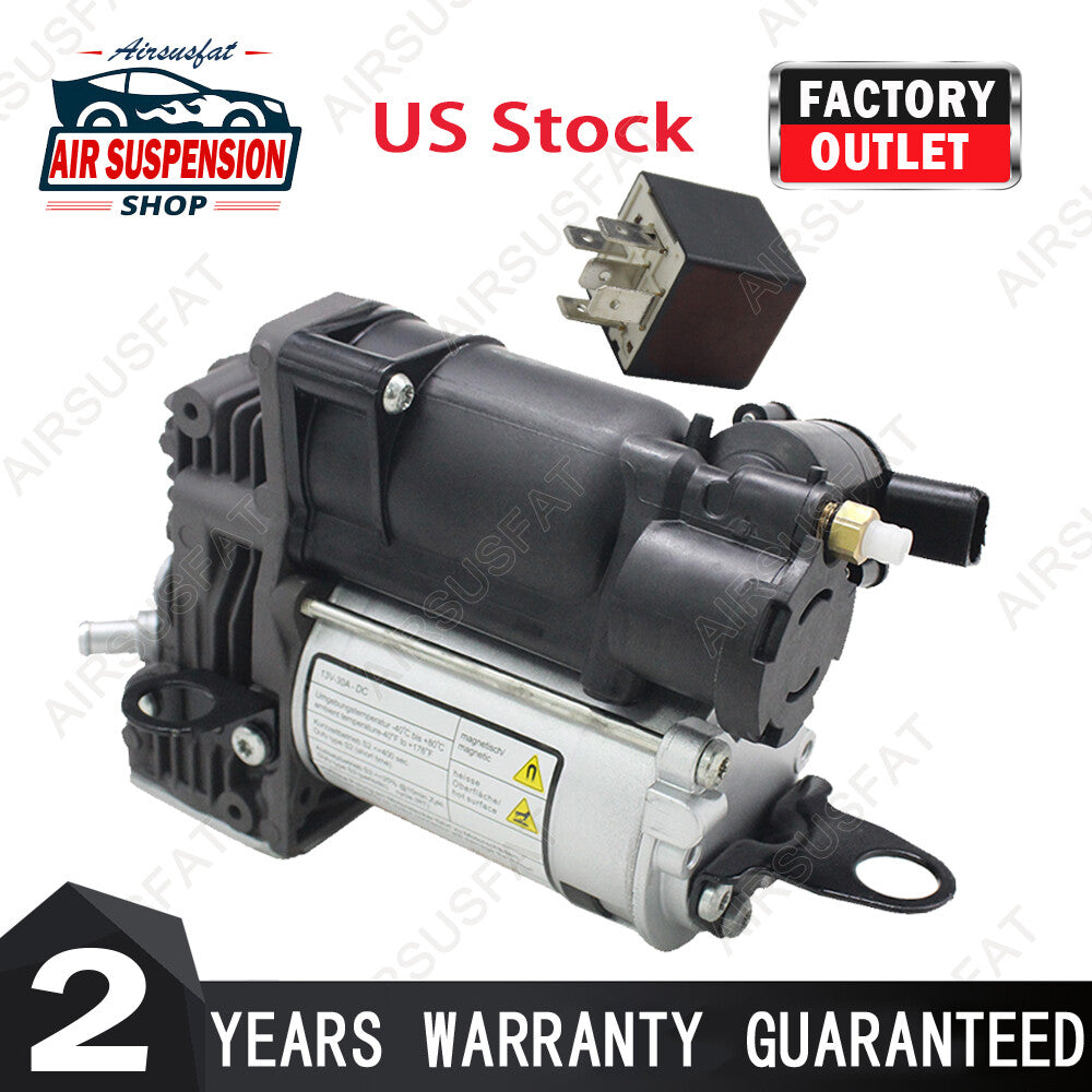 W221 Air Suspension Compressor Pump With Relay for Mercedes-Benz S550 2007-2013