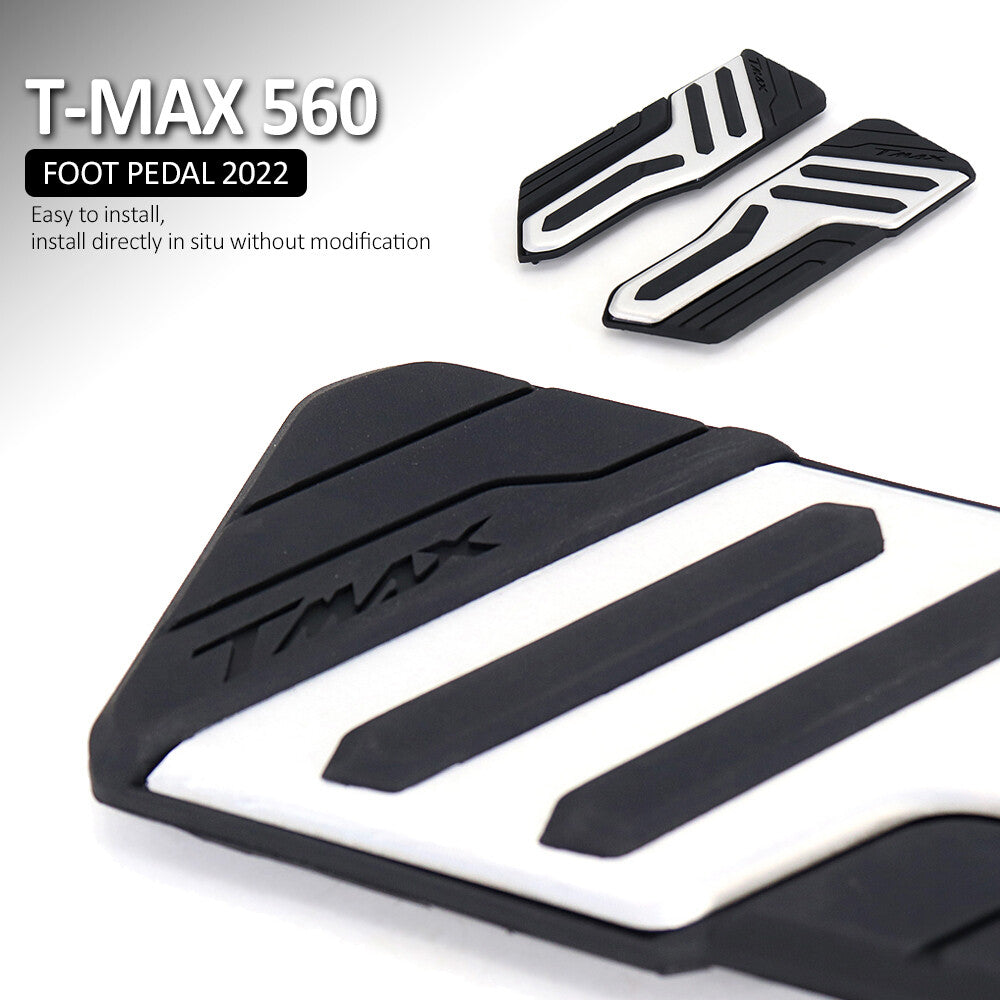 Foot Pegs Plate Skidproof Pedal Plate Footrest Footpads for Yamaha TMAX560
