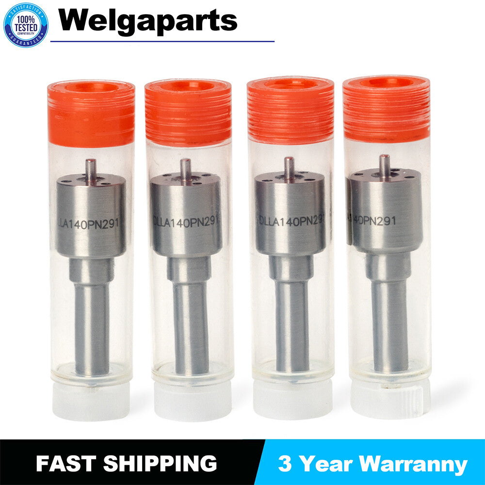 4X Fuel Injector Nozzle DLLA140PN291 for KOMATSU PC220-7 PC200-7 6BTAA SAA6D102E