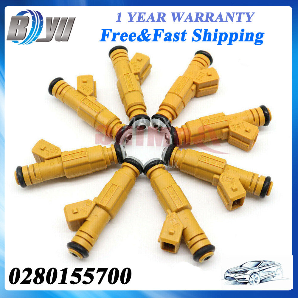 Set of 8 Fuel Injectors for Ford F-250 F-350 for Mercury 4.6L 5.0L 6.8L 0280155700