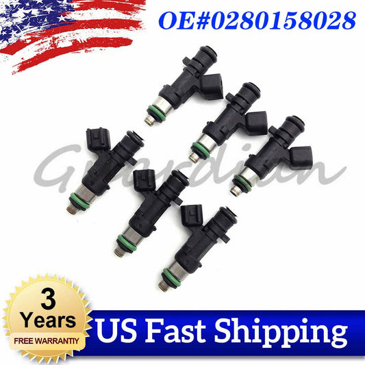 6-piece fuel injector 0280158028 for Dodge for Chrysler Sebring 2.7L/3.5L V6 4591986AA