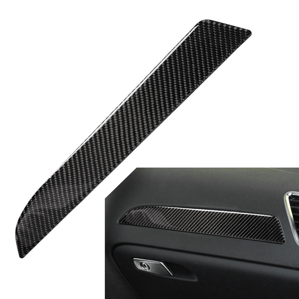 Carbon Fiber Interior Copilot Dashboard Panel Trim Cover for Audi for A4 B8 for A5 Q5
