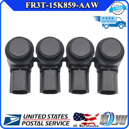4 FR3T-15K859-AAW Parking Assist Sensors for Ford for Lincoln for Mercury Bumpers