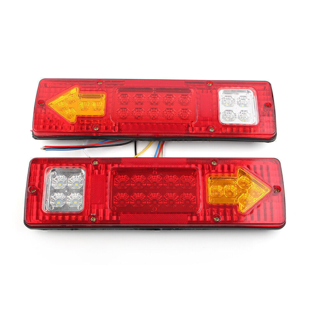 Tail Lights Brake Turn Signal Reverse Lamp For Trailer Truck Lorry Caravan Van