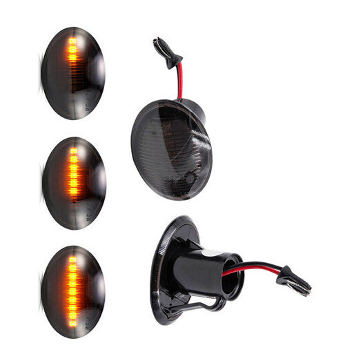 2x Smoked Side Marker Light for Maserati GranCabrio for Lancia Lybra for Lancia Ypsilon